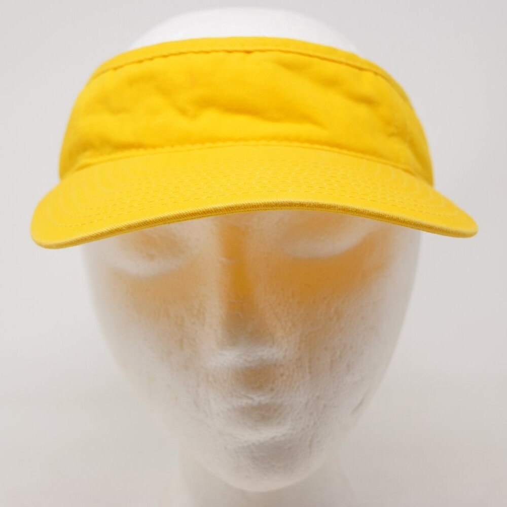 Top of World Sun Visor Yellow Blank Unisex Neutral Strapback Casual Golf Tennis